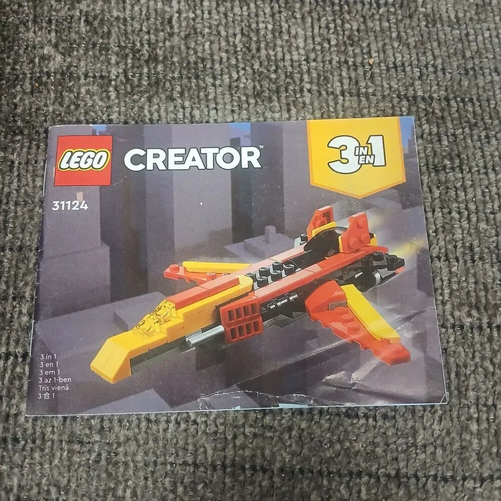 LEGO Creator 3-in-1 31124 Manual Only Super Robot